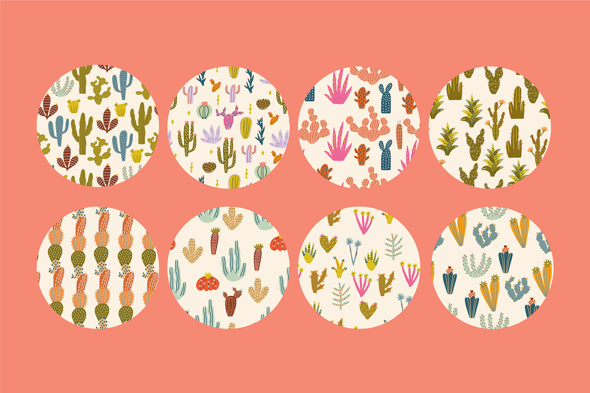 Cactus Graphic Collection, an Object Graphic by AnkaDrozd (Photo 4 of 7)