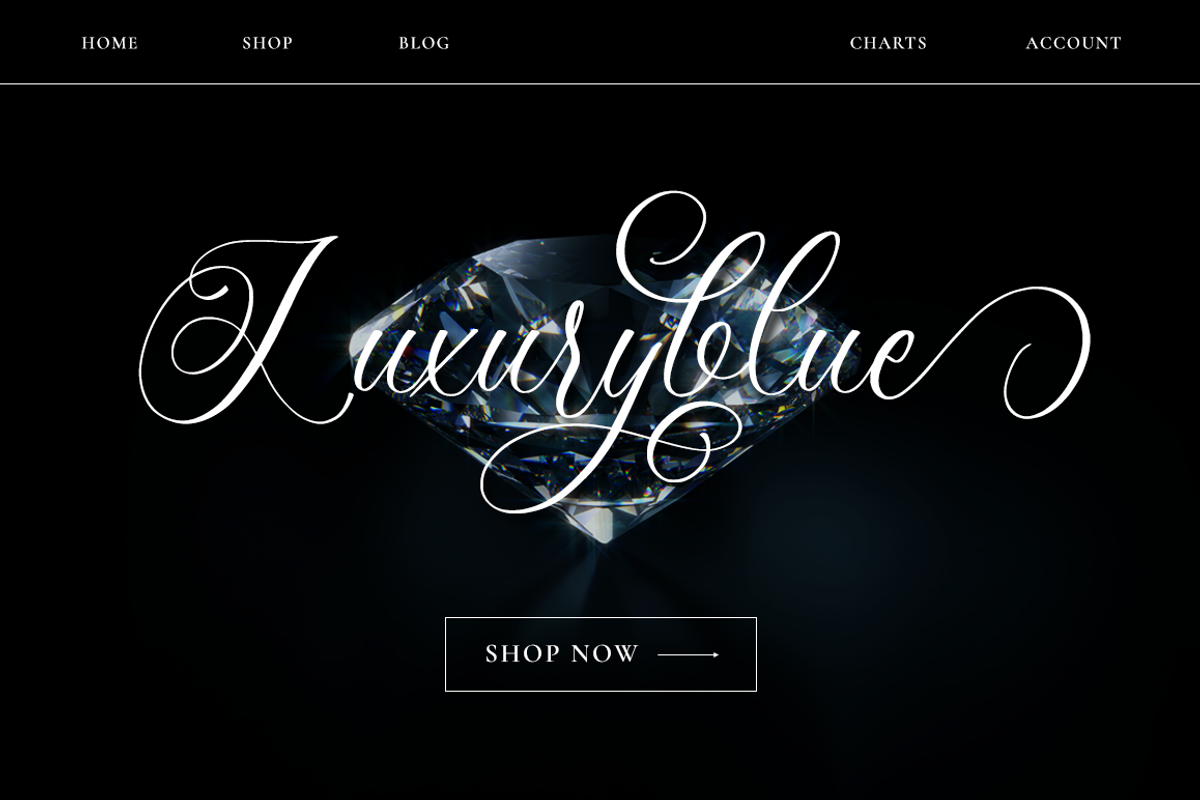 Luxuryone Calligraphy, a Script Font by RockboyStd (Photo 2 of 12)