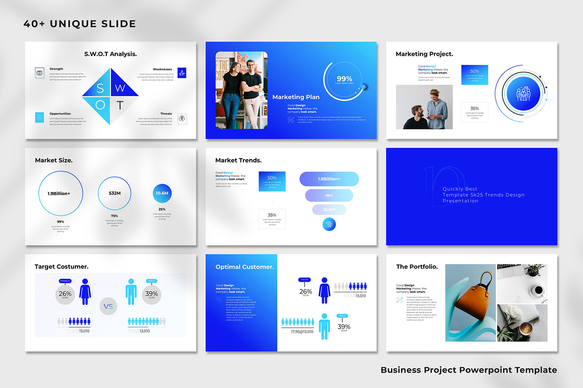 Business Project Presentation, a Presentation Template by Typetheme (Photo 7 of 9)