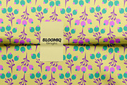 Bright Retro Floral Pattern Set, a Pattern Graphic by Asya Melkonyan Patterns (Thumbnail 14 of 16)