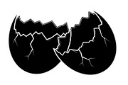 50 Cracked Egg Shell Silhouette, an Illustration by musafir_fashion (Thumbnail 10 of 55)