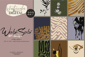 Wabi-Sabi Art Design, an Object Graphic by Collection by VY