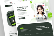 osler: AI Telehealth Website, a Landing Page Template by strangehelix.bio (Thumbnail 10 of 10)