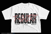 Heavyweight Regular T-shirt Mockup, a Shirt Mockup by Irhasalfahad (Thumbnail 2 of 6)