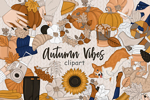 Autumn Vibes Clipart