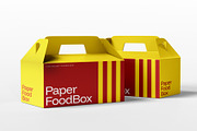 Takeaway Box Mockup, a Packaging Mockup by SLAB! Design (Thumbnail 7 of 9)