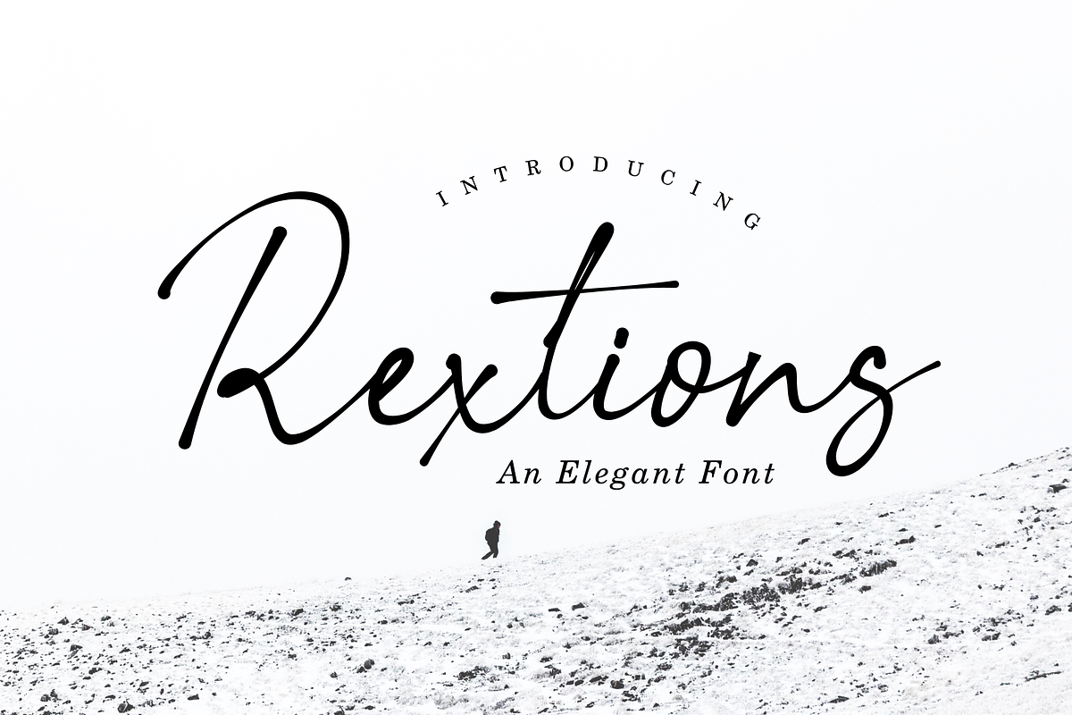 Rextions / an elegant font