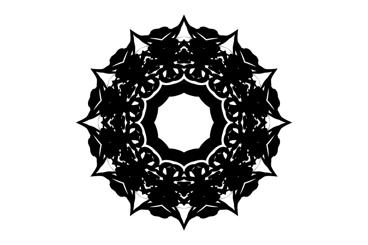 Artistic Mandala Vector Collection, a Decorative Illustration by NJ Himel (Photo 33 of 101)