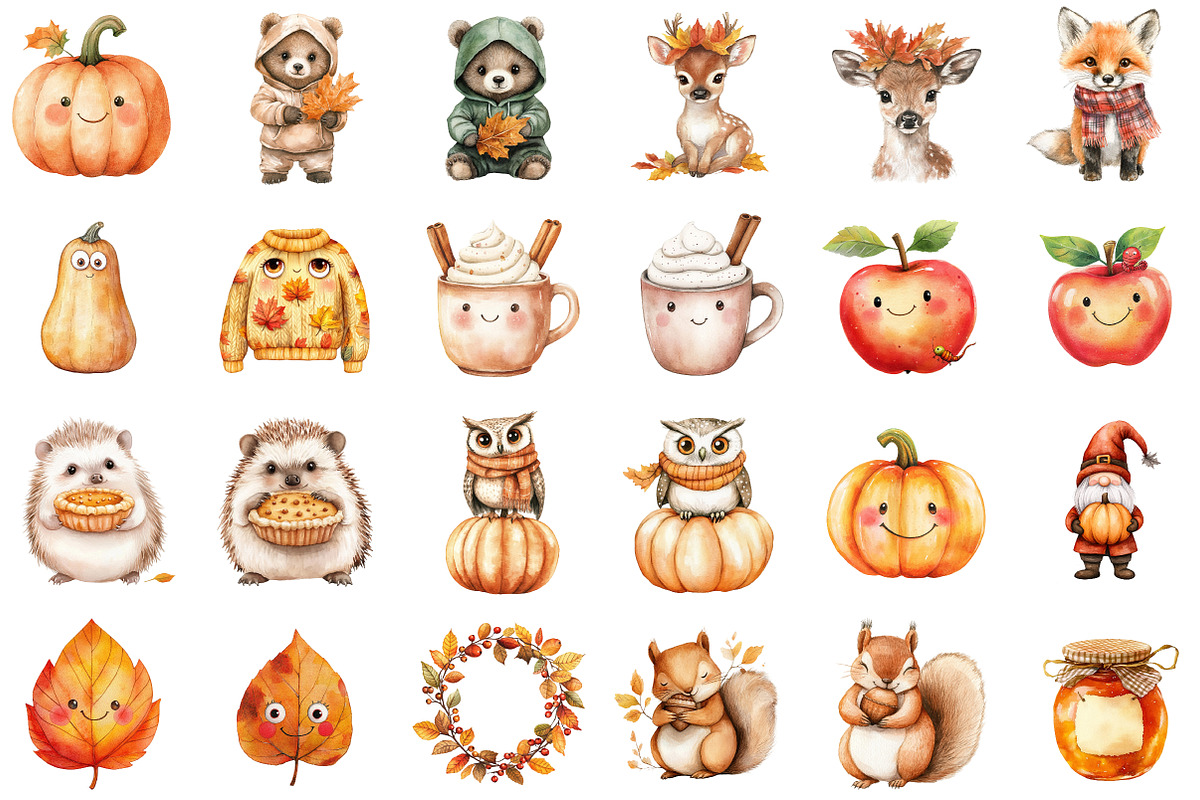 Cute Autumn Sublimation Png, an Illustration by Sublimation Artist (Photo 2 of 6)