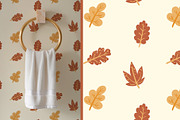 Pine cones & acorns Clipart patterns, a Seasonal Illustration by Carpet Tapete Pretzel (Thumbnail 12 of 13)