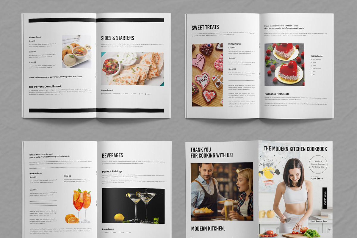 The Modern Kitchen Coocbook Template, a Magazine Template by ContestDesign (Photo 3 of 3)
