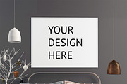 15 bedroom poster mock up, a Household Mockup by ChromiumHeart (Thumbnail 3 of 17)