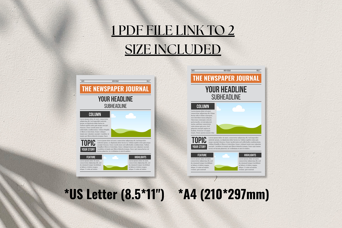Colorful Newspaper Template, a Magazine Template by ZoloDesignHub (Photo 4 of 10)