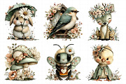 Whimsical Spring Clipart, an Illustration by Daily.Designs (Thumbnail 3 of 8)