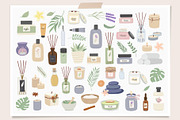Aroma and beauty vector clipart, a Healthcare Illustration by Nadezhda Mikhailova (Thumbnail 4 of 9)