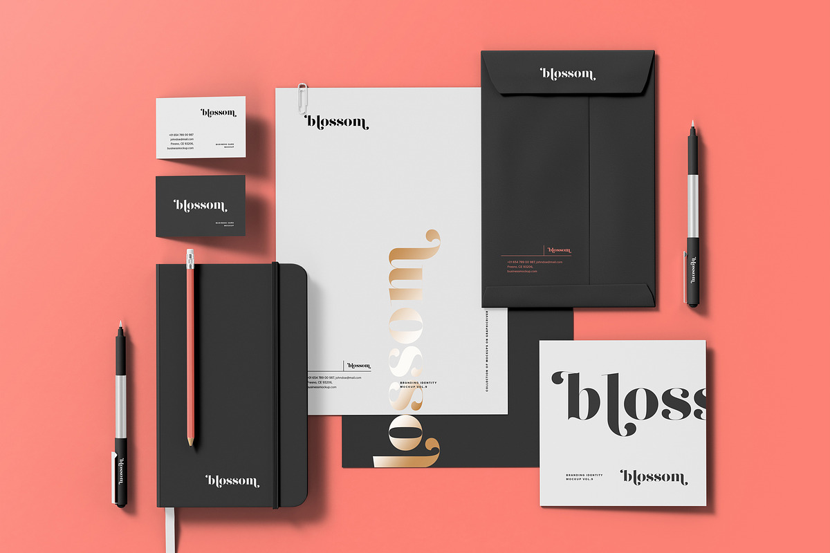 Stationary Branding Mock-up 9, an Advertising Mockup by Yogurt86 (Photo 10 of 10)
