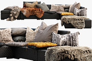 Brown Jordan 4M outdoor wicker sofa, a Furniture 3D Model by 3dmitruk (Thumbnail 1 of 27)