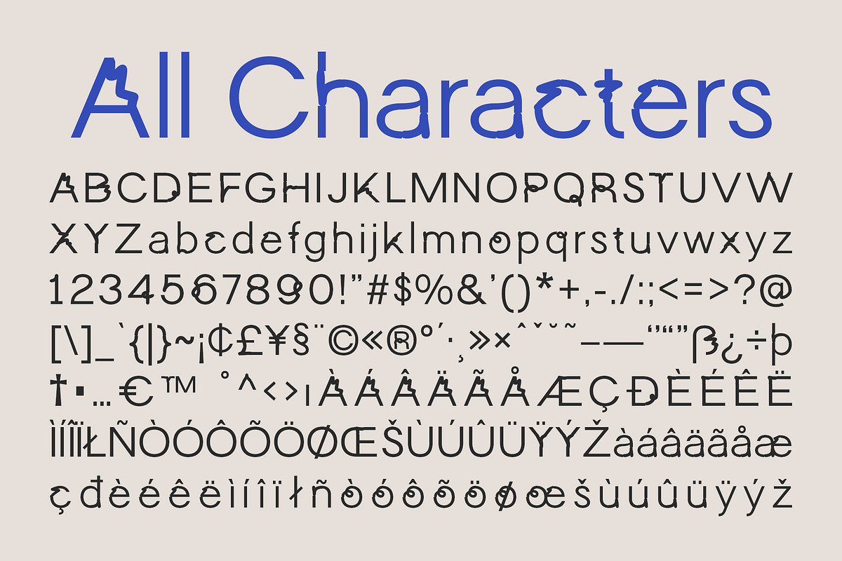 CS Fortune – Display Font, a Sans Serif Font by Craft Supply Co. (Photo 8 of 8)