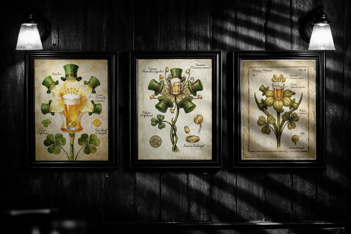 St. Patrick’s Irish Pub Templates., a Print Template by IrinaCzaran (Photo 2 of 7)