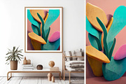 15 pop art abstract plant modern, a Decorative Illustration by ARTOZEN DIGITAL (Thumbnail 3 of 15)