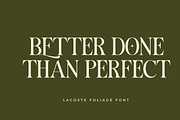 LACOSTE foliage, a Serif Font by Gatype (Thumbnail 9 of 9)