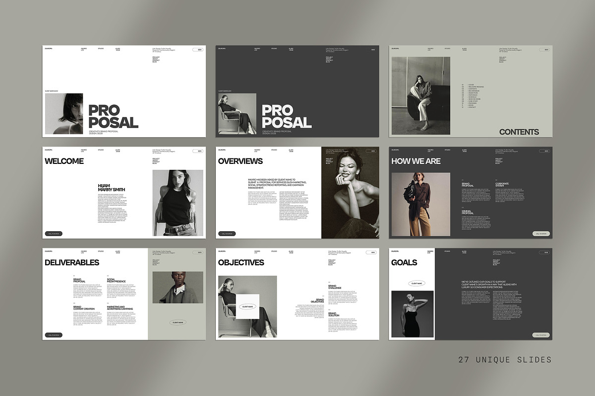 Maxro | Brand Proposal Template, a Presentation Template by Creatiya Type (Photo 8 of 10)