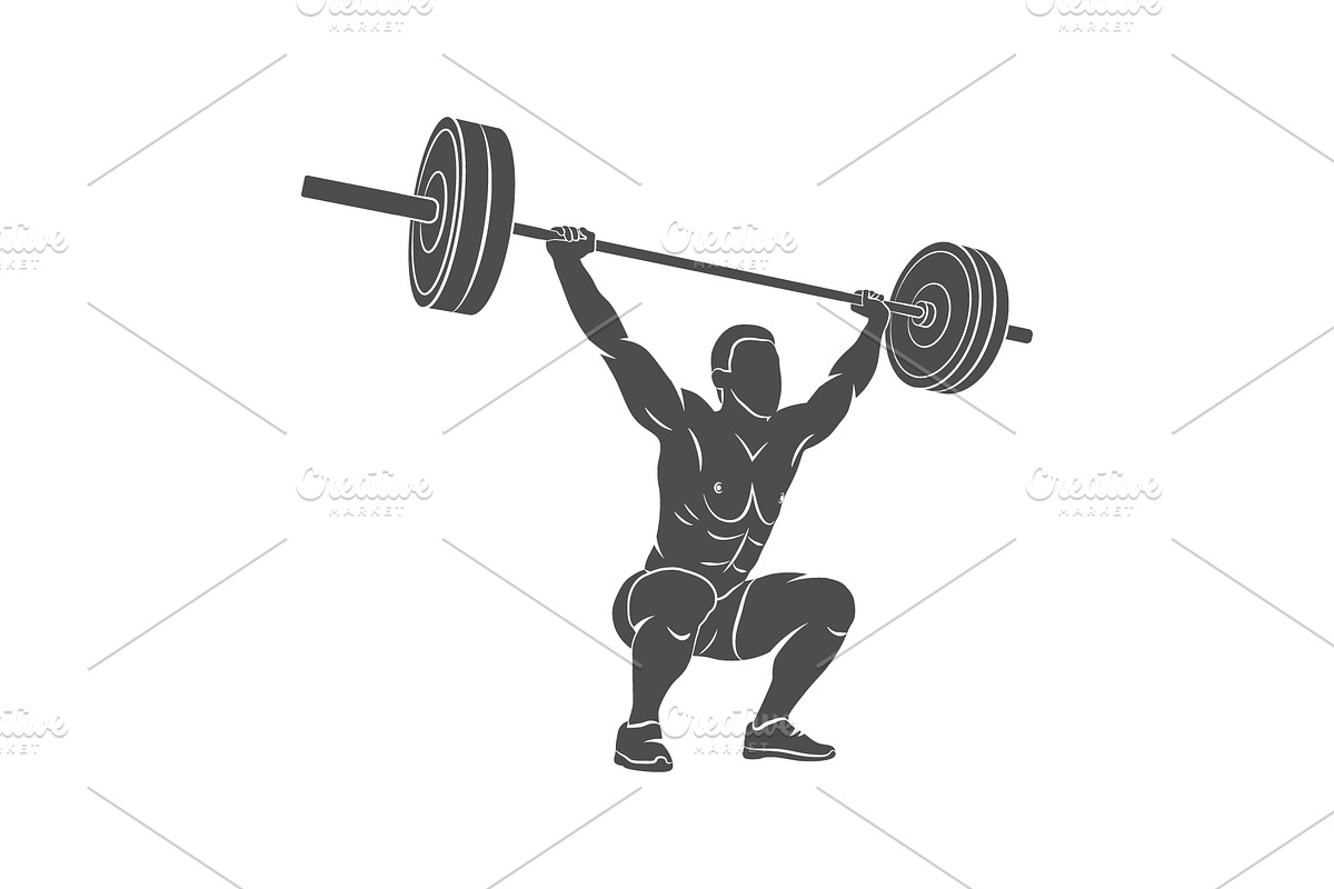 Strong man powerlifting, a Sport Illustration by 3D Tai