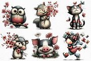 Whimsical Spring Clipart, an Illustration by Craft Nest (Thumbnail 5 of 11)
