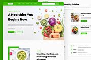 Vegetan - Healthy Food Landing Page, a Websites & App Template by ENATIVE (Thumbnail 2 of 4)