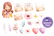 Mother’s Day 35 PNG Elements Bundle, an Object Graphic by Peacock_design (Thumbnail 4 of 5)