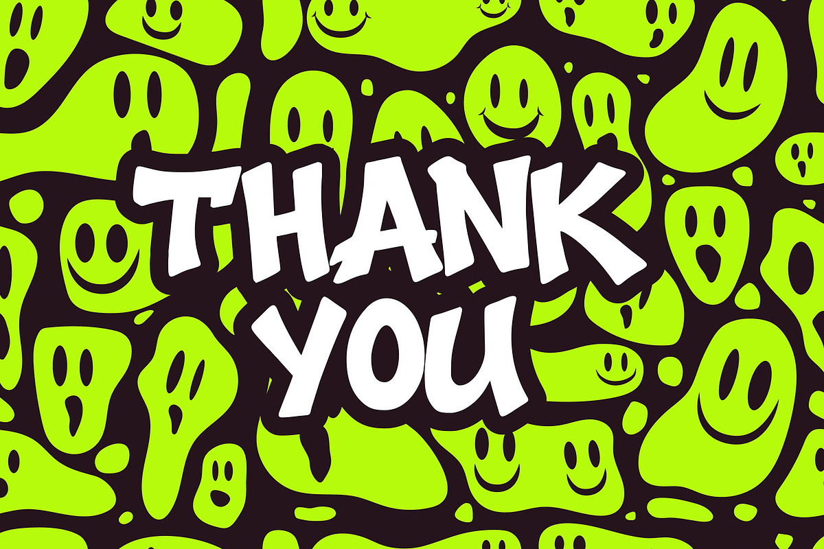 Grime Slime - Dripping Graffiti Font, a Handwritten Font by figuree studio (Photo 7 of 7)