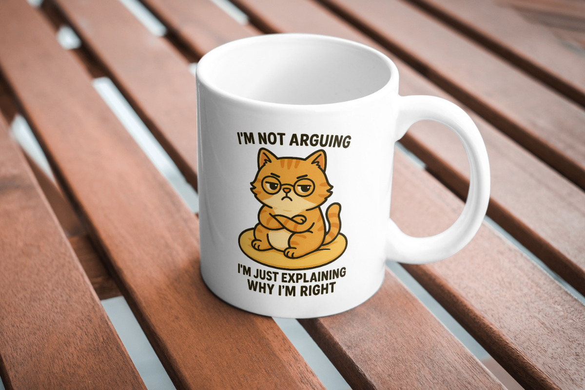 Funny Sarcastic Cat Sublimation, an Animal Illustration by Smillyy Threads (Photo 4 of 6)