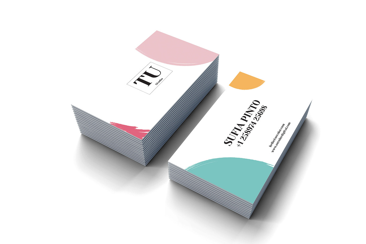 TU Business Card Template, a Business Card Template by ORCOLOR (Photo 1 of 6)