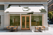 Coffee Shop Facade Glass Mockup, an Advertising Mockup by The Rose Project (Thumbnail 2 of 3)