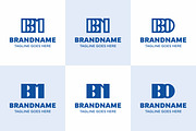 Letters BM BN BO Monogram Logo Set, a Branding & Logo Template by Pray Art Design Studio (Thumbnail 1 of 2)