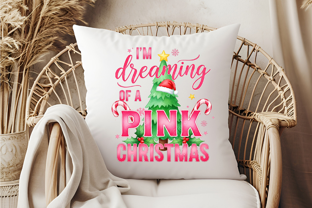 i'm dreaming of a pink christmas, an Illustration by DreamCafeArt (Photo 6 of 6)