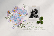 Watercolor flower - Hydrangea, an Illustration by Beigetime (Thumbnail 4 of 9)