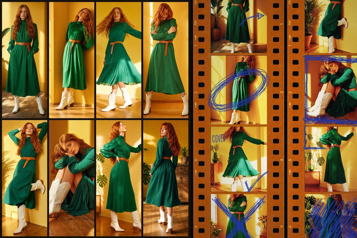 Vintage Film Strip Contact Sheet, a Social Media Template by DesignerCandies (Photo 4 of 5)