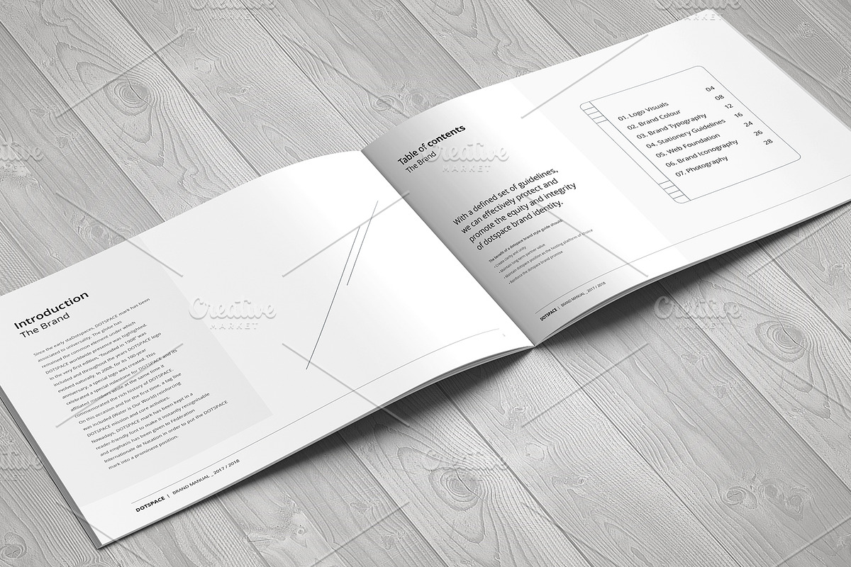 Brand Manual 30 Pages A4 / US Letter, a Brochure Template by Mastergfx (Photo 4 of 32)