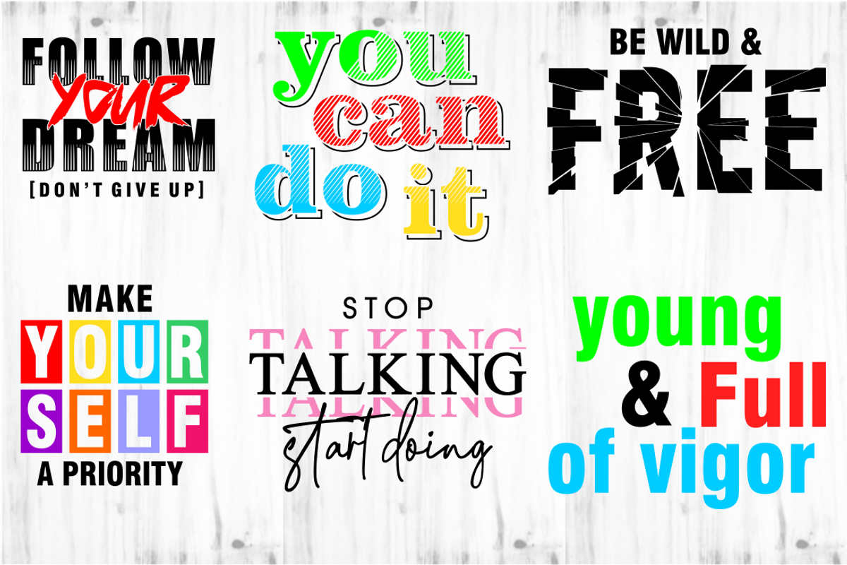 Inspirational & Motivational Bundle, an Object Graphic by D2PUTRI (Photo 25 of 27)