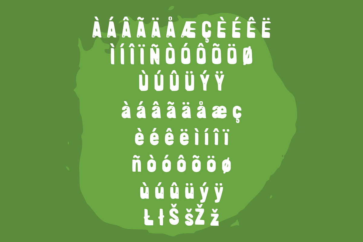 Kaude Deso Rustic Display Font, a Handwritten Font by mesuka (Photo 6 of 6)