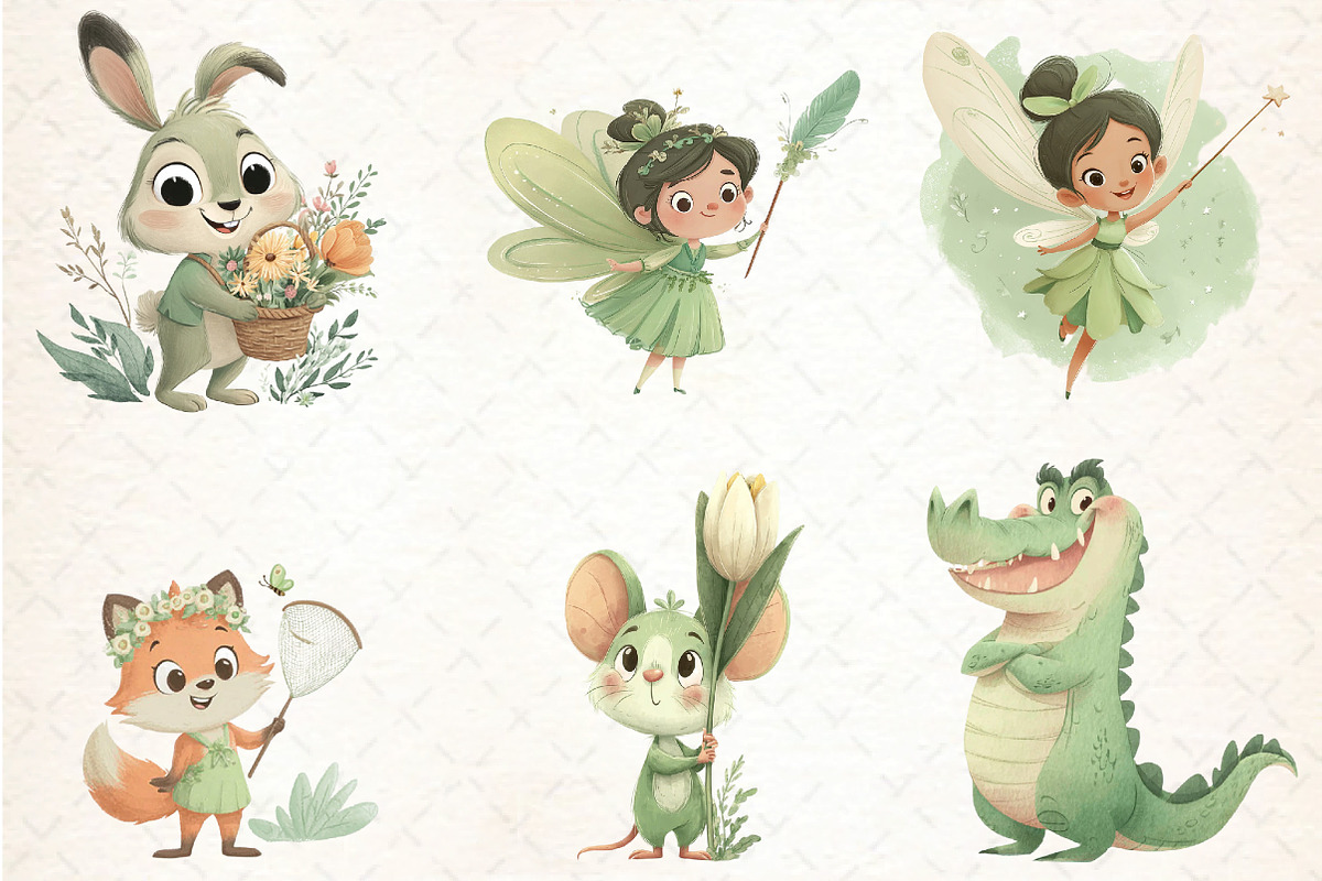 Peter Pan Watercolor Clipart Bundle, an Illustration by DreamCafeArt (Photo 5 of 8)