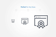 Web SEO icon collection, an Outline Icon by BomSymbols (Thumbnail 3 of 5)