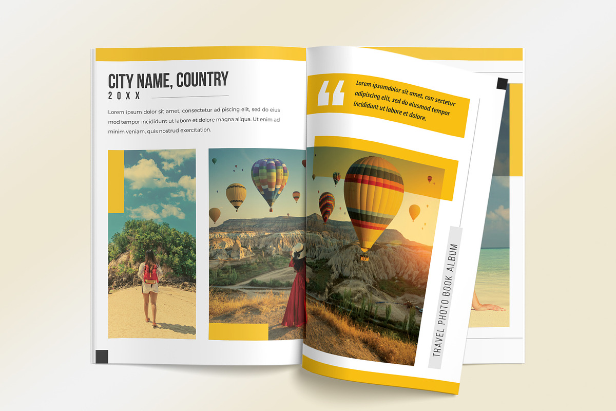 Travel Photo Album Book, a Brochure Template by graphypix (Photo 5 of 8)