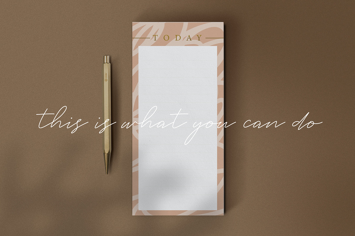 Mockup - Notepad in 3 sizes, a Books & Magazine Mockup by tomodachi studio (Photo 4 of 5)