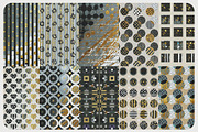 Modern Metallic Patterns, a Pattern Graphic by Megan Aili Designs (Thumbnail 7 of 12)