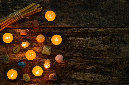 objects for divination, an Abstract Photo by itakdalee