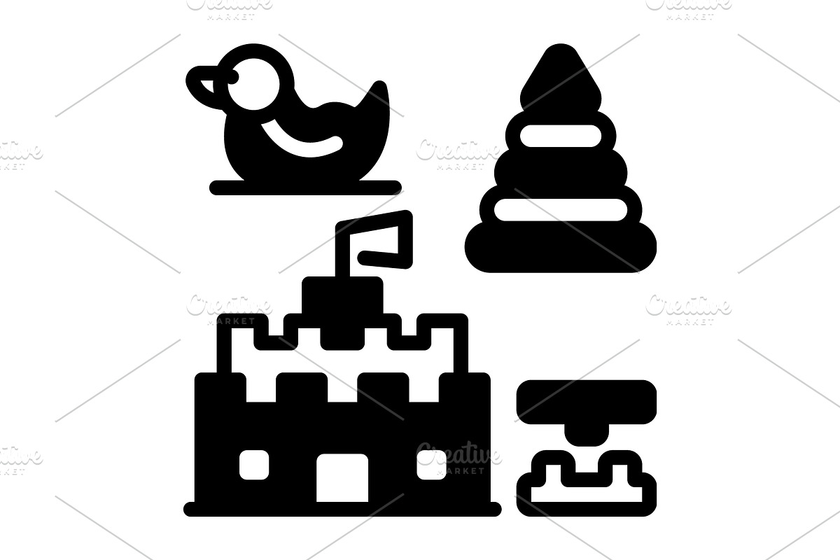 Toy plaything solid icon, a Solid Icon by Creative priyanka