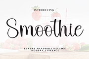 Smoothie | Script Font, a Handwritten Font by Scratchones (Thumbnail 1 of 8)
