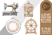 Vintage Mechanical Floral, a Decorative Illustration by Artnoy (Thumbnail 16 of 18)